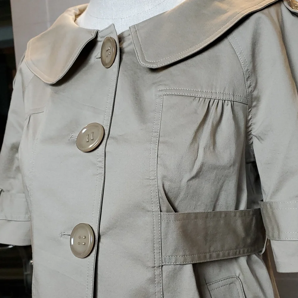 ( Cynthia Steffe ) Cute Cropped Belted Jacket - Picture 7 of 7